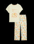 Marks & Spencer "Cotton Rich Printed Cropped Pyjama Set"